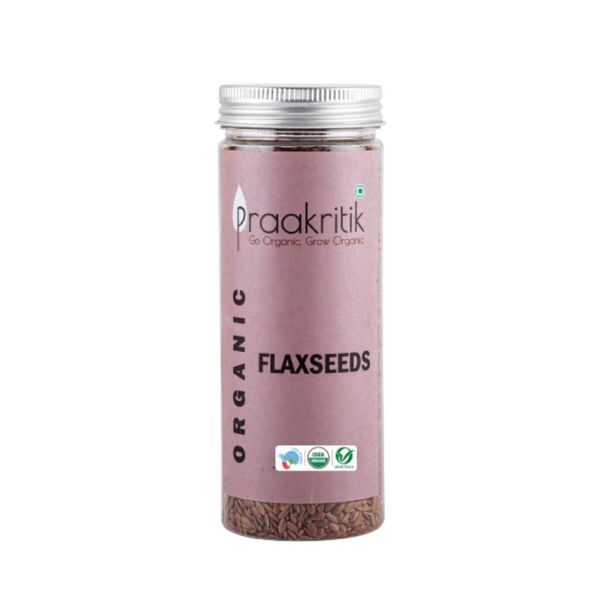 Praakritik Organic Raw Flaxseeds - Distacart