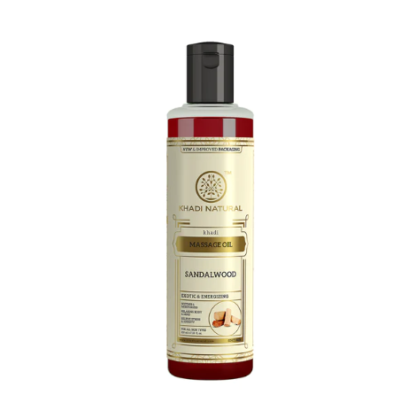 Khadi Natural Sandalwood Massage Oil - Distacart