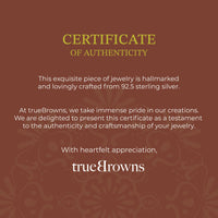 Thumbnail for trueBrowns 925 Sterling Silver 22k Gold Micron Plated Superstar Thread Rakhi