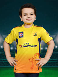 Thumbnail for Baesd Boys Round Neck IPL Cricket Jersey T20 T-shirt - Distacart