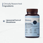 Thumbnail for Miduty by Palak Notes Liposomal Glutathione Capsules - Distacart