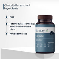 Thumbnail for Miduty by Palak Notes Multivitamin One Per Day Capsules - Distacart