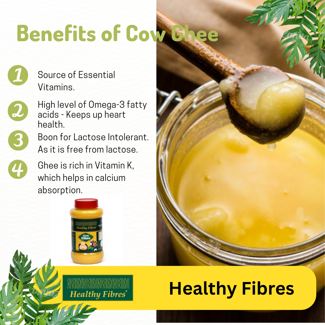 Healthy Fibres Cow Ghee - Distacart