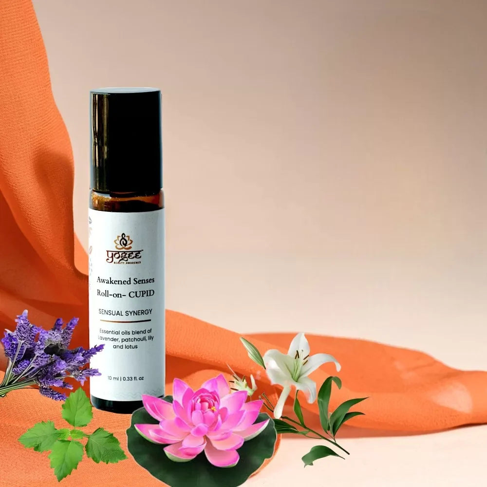Yogez Awakened Senses Temple Roll-On- CUPID- Aromatherapy blend for romance