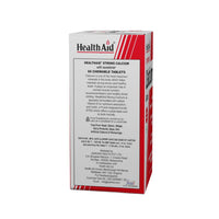 Thumbnail for HealthAid Strong Calcium 600 mg Chewable Tablets - Distacart
