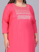 Thumbnail for Sztori Women Yoke Design Thread Work Kurta - Distacart