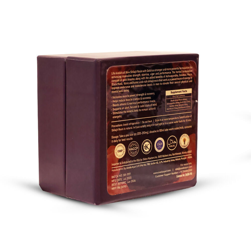 Life Aveda SJ Resin with Gold - Distacart