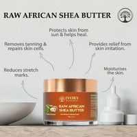 Thumbnail for Ivory Natural African Shea Butter Unrefined For Skin and Hair, Rich in Antioxidants and Natural Hydration - Distacart