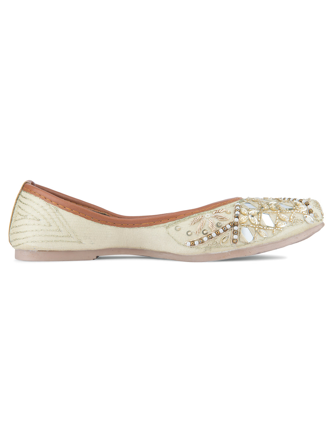 Desi Colour Women Indian Ethnic Footwear-Heavy Emb -1 - Distacart