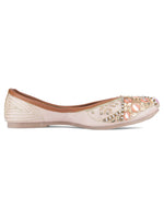 Thumbnail for Desi Colour Women Indian Ethnic Footwear-Heavy Emb -4 - Distacart