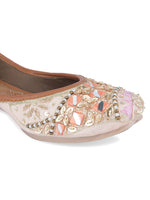 Thumbnail for Desi Colour Women Indian Ethnic Footwear-Heavy Emb -4 - Distacart