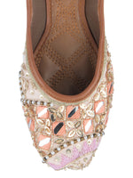 Thumbnail for Desi Colour Women Indian Ethnic Footwear-Heavy Emb -4 - Distacart