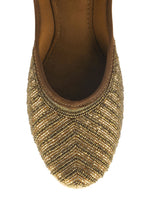 Thumbnail for Desi Colour Women Indian Ethnic Footwear-TPR-Golden Lines - Distacart