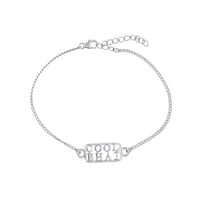 Thumbnail for trueBrowns 925 Sterling Silver Precious Cool Bhai Bracelet Rakhi