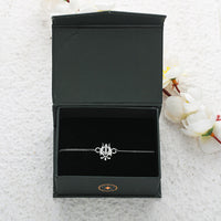 Thumbnail for trueBrowns 925 Sterling Silver Precious Trishul Silver Bracelet Rakhi