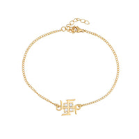 Thumbnail for trueBrowns 925 Sterling Silver Swastik Bracelet Style Bracelet Rakhi