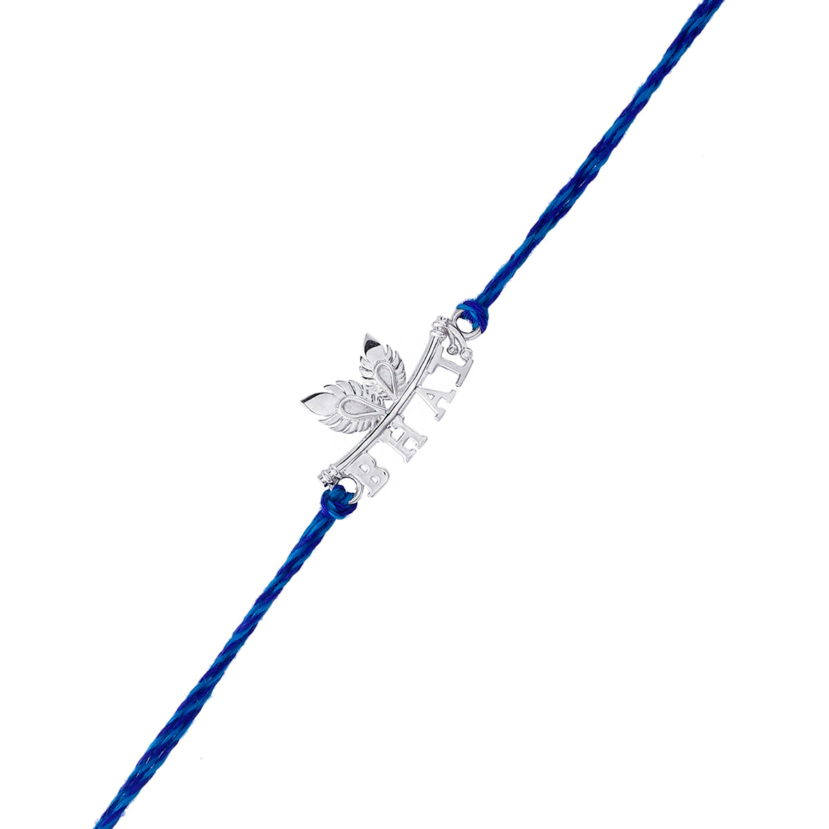 trueBrowns 925 Sterling Silver Stunning Bhai Thread Rakhi