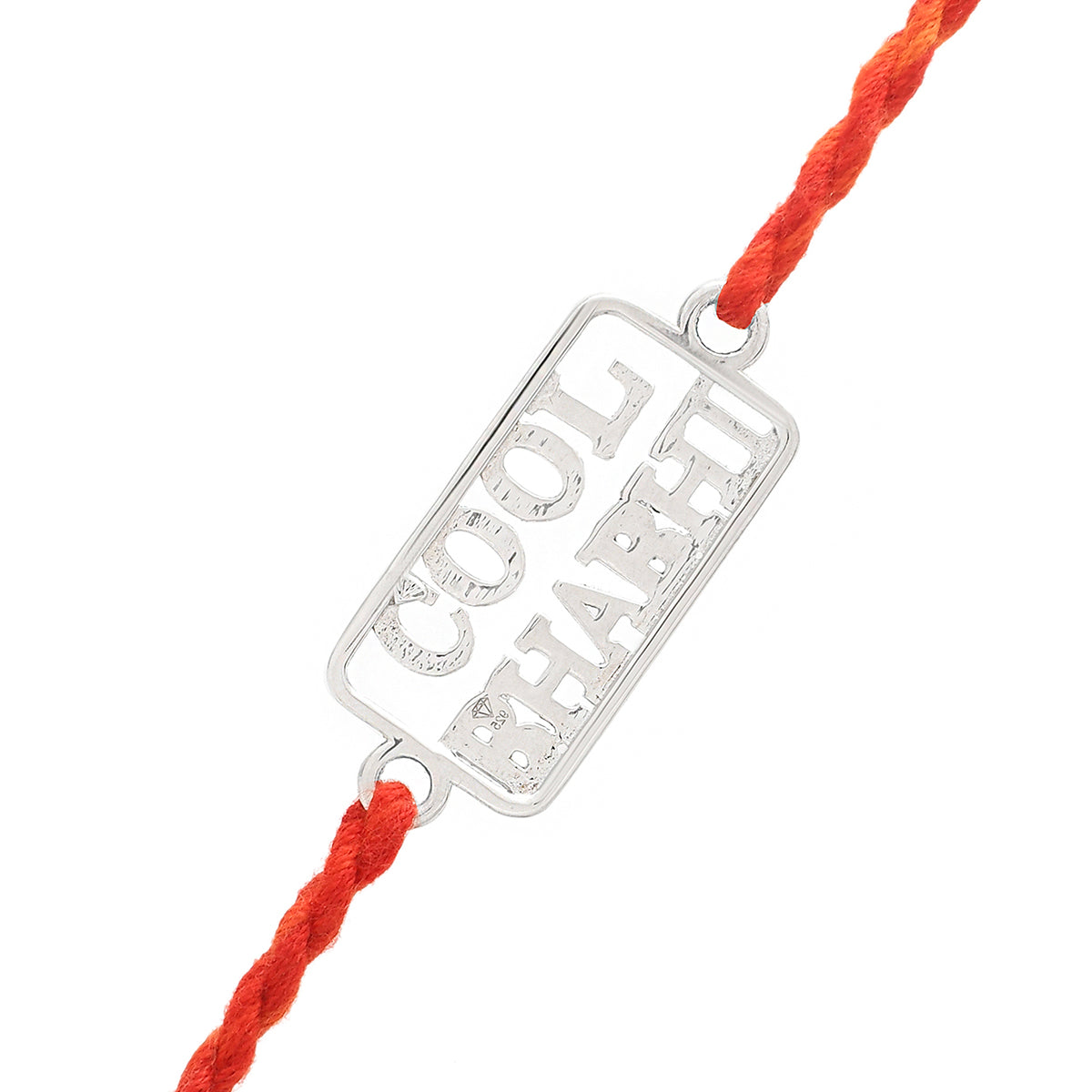 trueBrowns 925 Sterling Silver Precious Cool Bhabhi Thread Rakhi