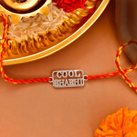 Thumbnail for trueBrowns 925 Sterling Silver Precious Cool Bhabhi Thread Rakhi