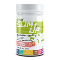 Thumbnail for Myherb Slim Up Meal Replacement Shake With 16 Natural Herbal Blend For Men & Women - Strawberry Milk Shake