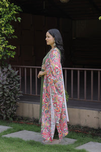 Thumbnail for Lyush Women Party Wear Embroidery Worked Kurta With Pant And Dupatta Set - Green