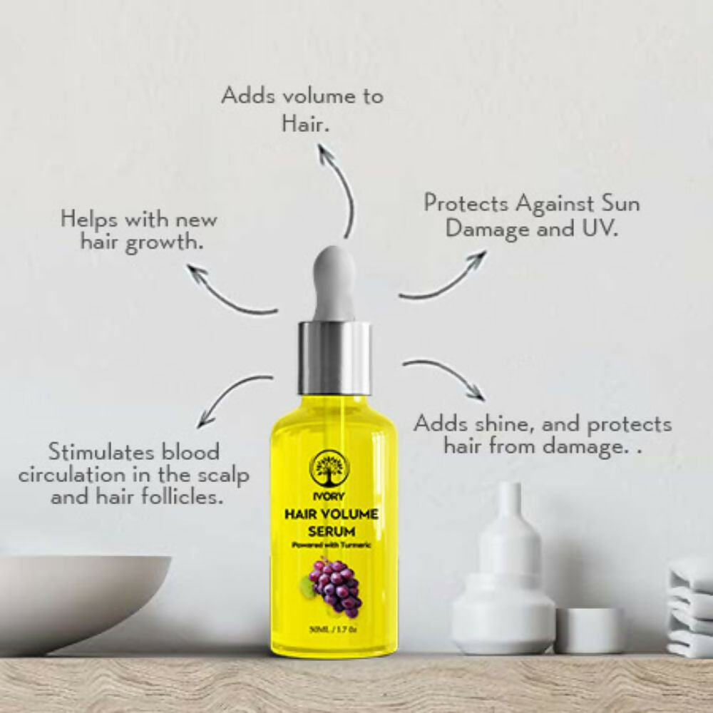 Ivory Natural Hair Volume Serum For Hair Thinning And Healthier Growth - Distacart