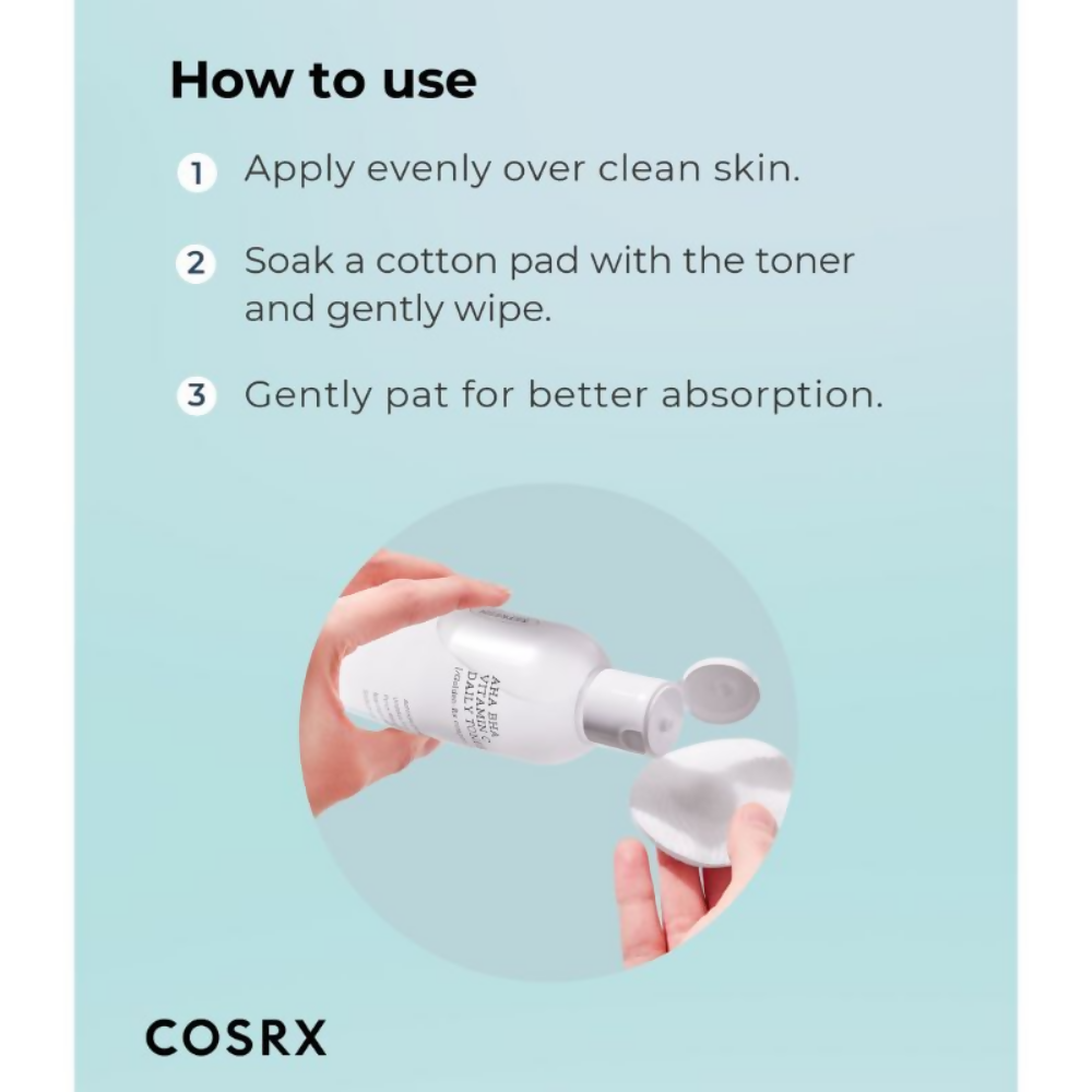 Cosrx Refresh AHA BHA Vitamin C Daily Toner - Distacart
