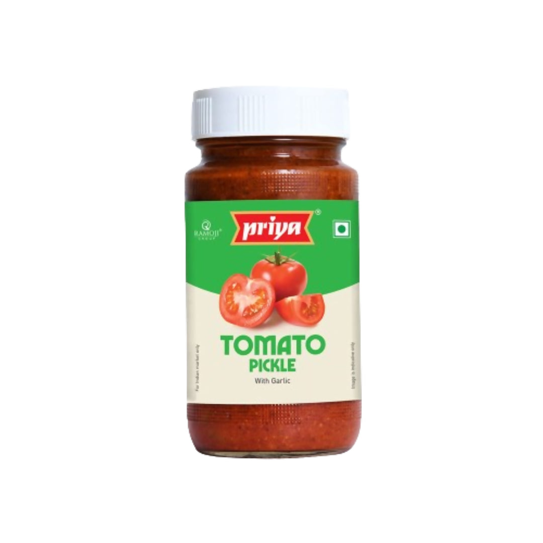 Priya Tomato Pickle with Garlic - Distacart