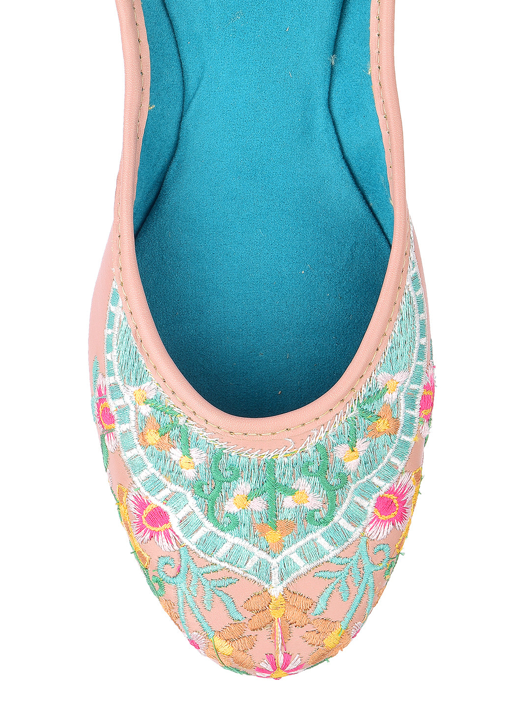 Desi Colour Women Indian Ethnic Footwear-Dual Colour Emb - Distacart