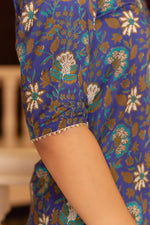 Thumbnail for Pomcha Jaipur Kapas Royal Blue Suit Set - Distacart