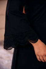 Thumbnail for Pomcha Jaipur Kapas Pure Black Co-Ord Set - Distacart