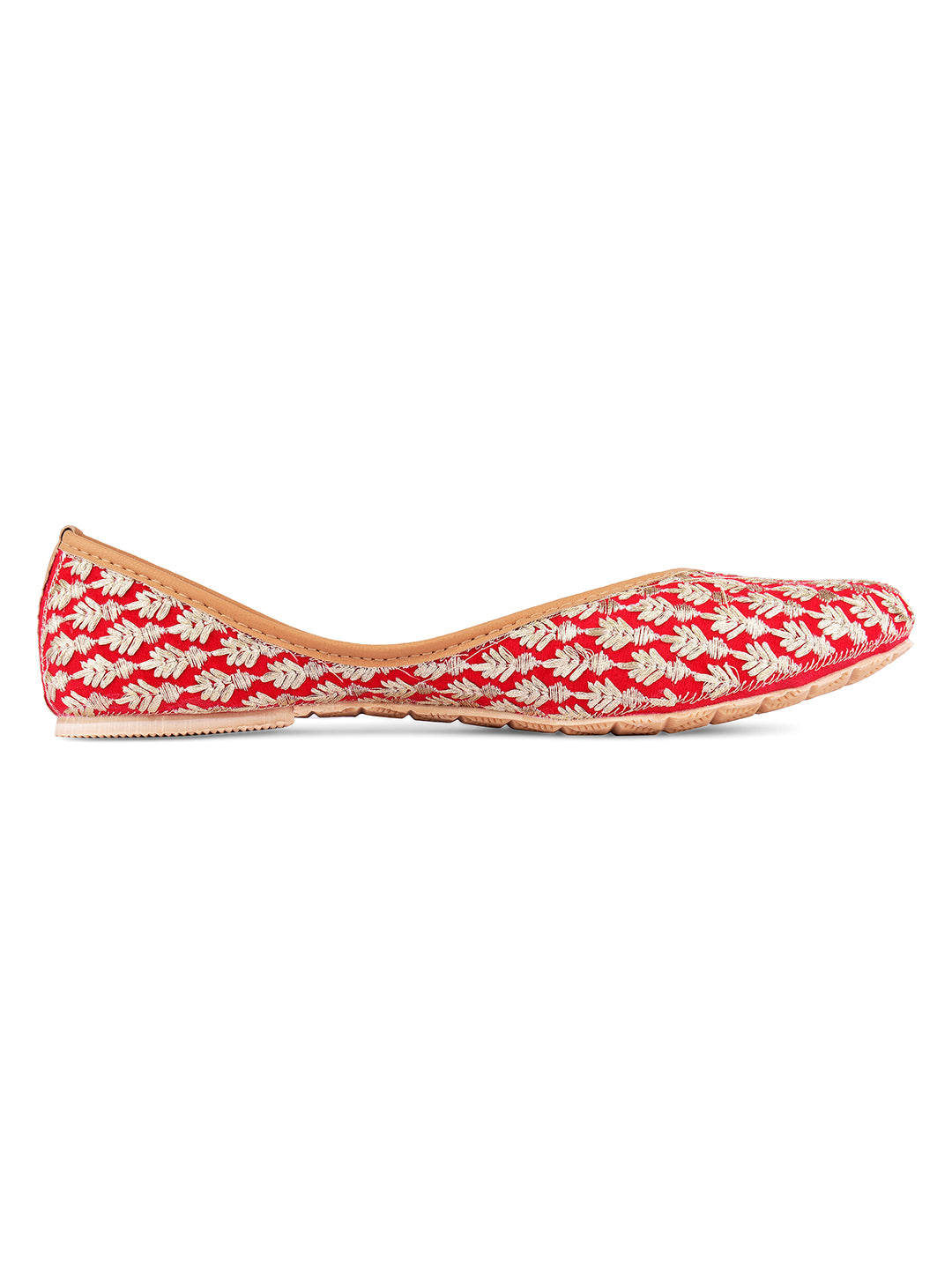 Desi Colour Women Indian Ethnic Footwear-Ruby by DC - Distacart