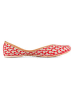 Thumbnail for Desi Colour Women Indian Ethnic Footwear-Ruby by DC - Distacart