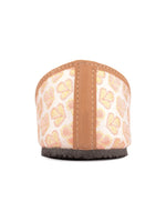 Thumbnail for Desi Colour Women Indian Ethnic Footwear-Cushioned Peach Brocket - Distacart