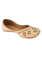 Thumbnail for Desi Colour Women Indian Ethnic Footwear-Party Collection - Peach - Distacart