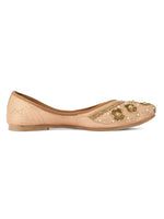 Thumbnail for Desi Colour Women Indian Ethnic Footwear-Party Collection - Peach - Distacart