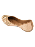 Thumbnail for Desi Colour Women Indian Ethnic Footwear-Party Collection - Peach - Distacart