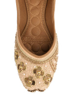 Thumbnail for Desi Colour Women Indian Ethnic Footwear-Party Collection - Peach - Distacart