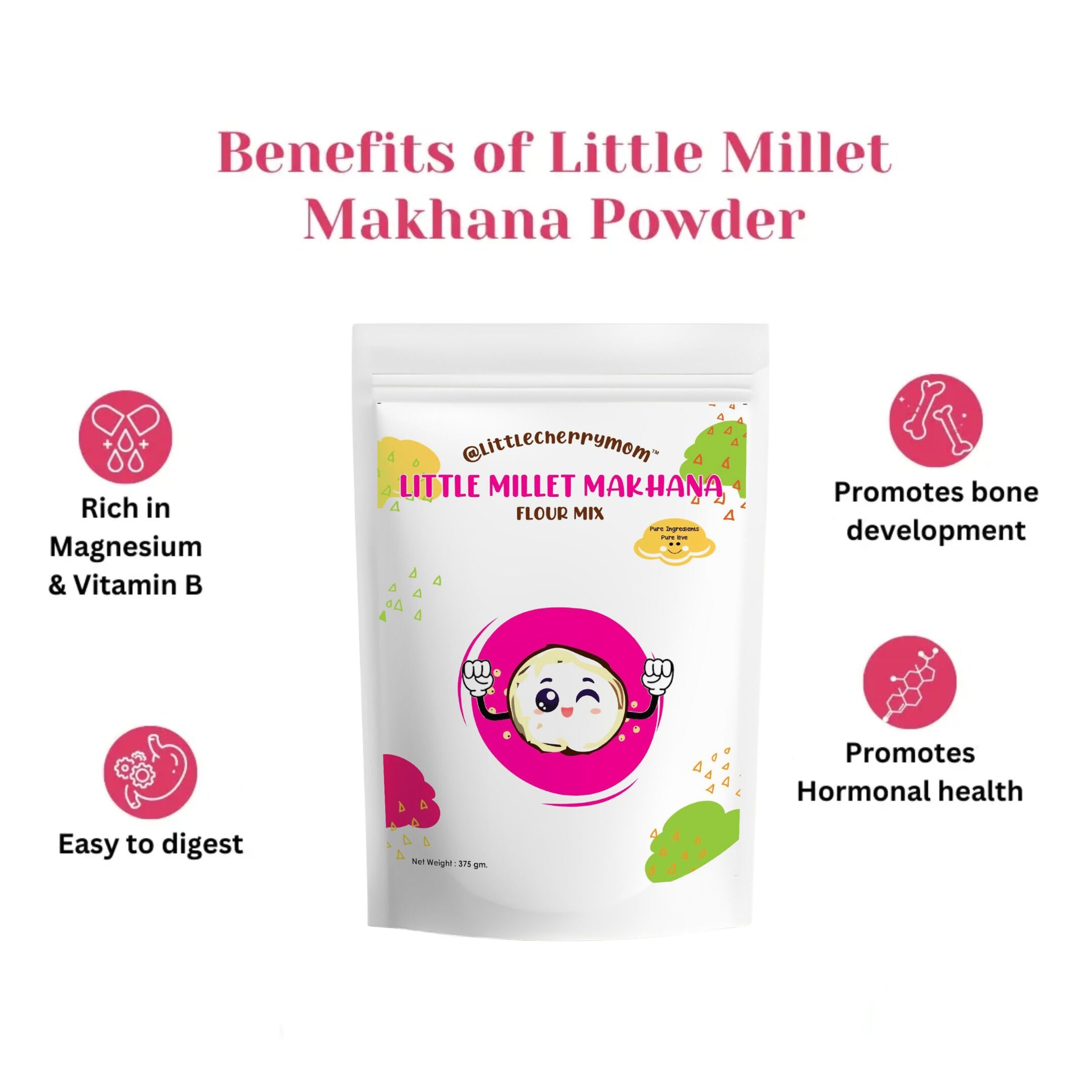 Littlecherrymom Little Millet Makhana Mix - Distacart