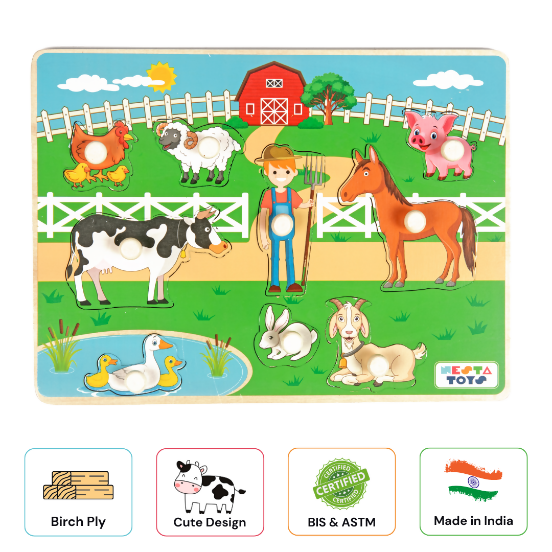 Animal Knob Puzzle 2