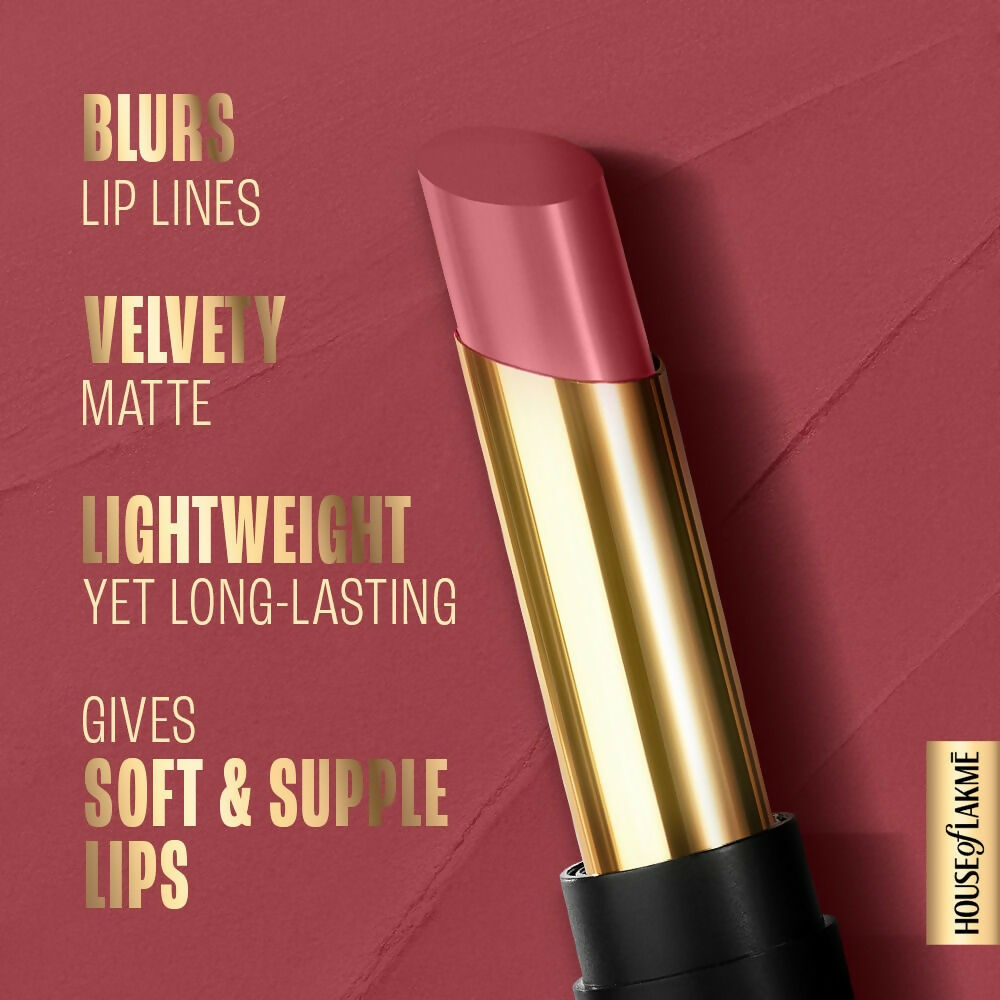 Lakme Absolute Beyond Matte Lipstick - 202 Pink Plum - Distacart