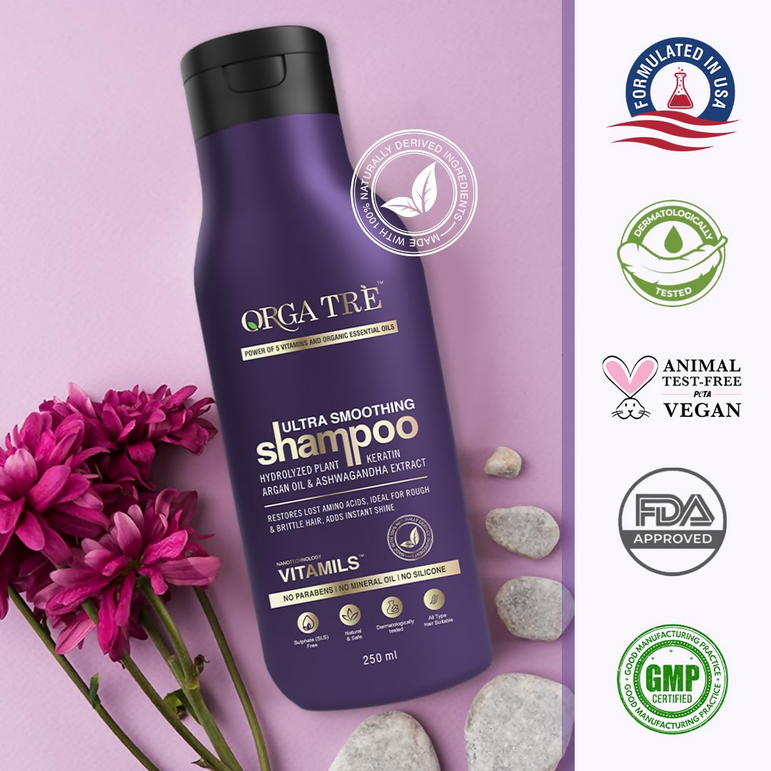 Orgatre Ultra Smoothing Shampoo For Men & Women