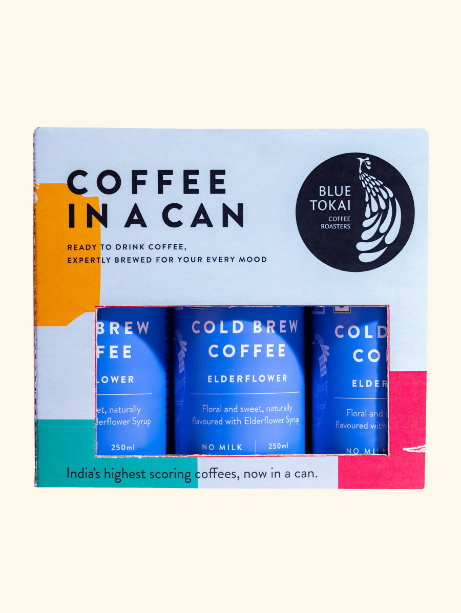 Blue Tokai Cold Brew Coffee Elderflower Can - Distacart