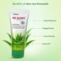 Thumbnail for Torque's No Scars Aloevera Face Wash For Deep Cleansing