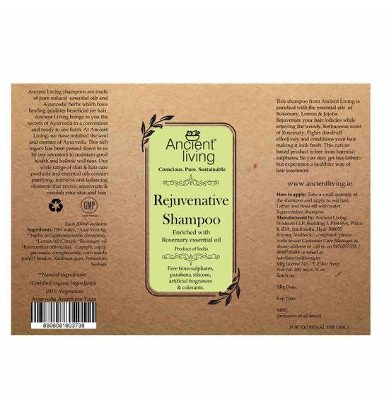 Ancient Living Rejuvenative Shampoo - Distacart