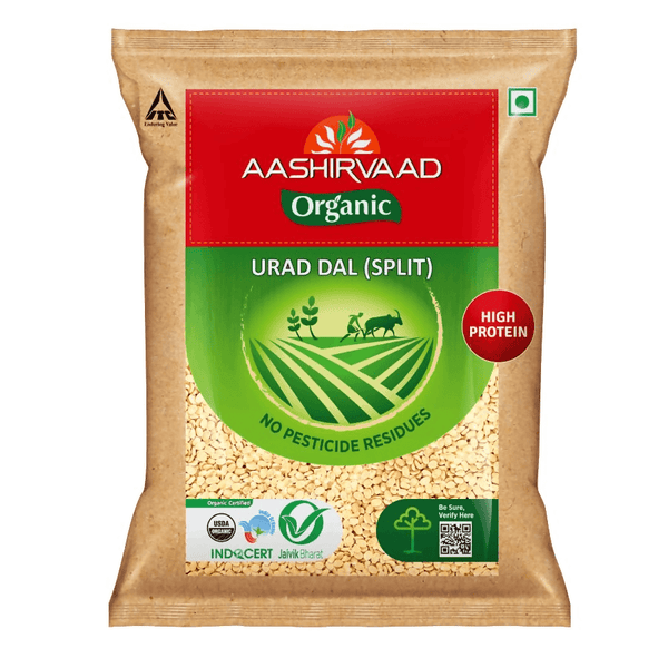 Aashirvaad Organic Urad Dal (Split) - Distacart