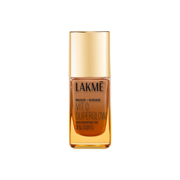 Lakme Vitamin C Superglow Skin Perfecting Tint with 3% Vit C - Cool Walnut - Distacart