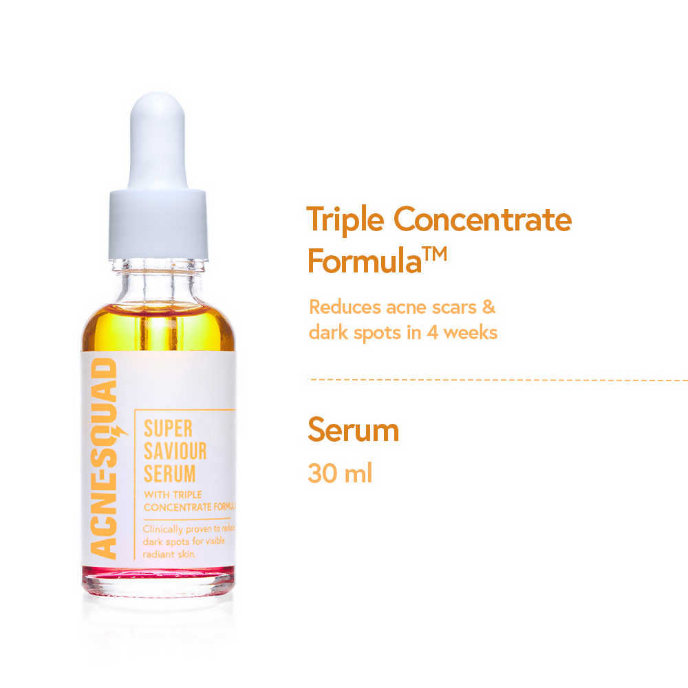 Acne Squad Serum for Acne Scars with Triple Concentrate Formula - Distacart