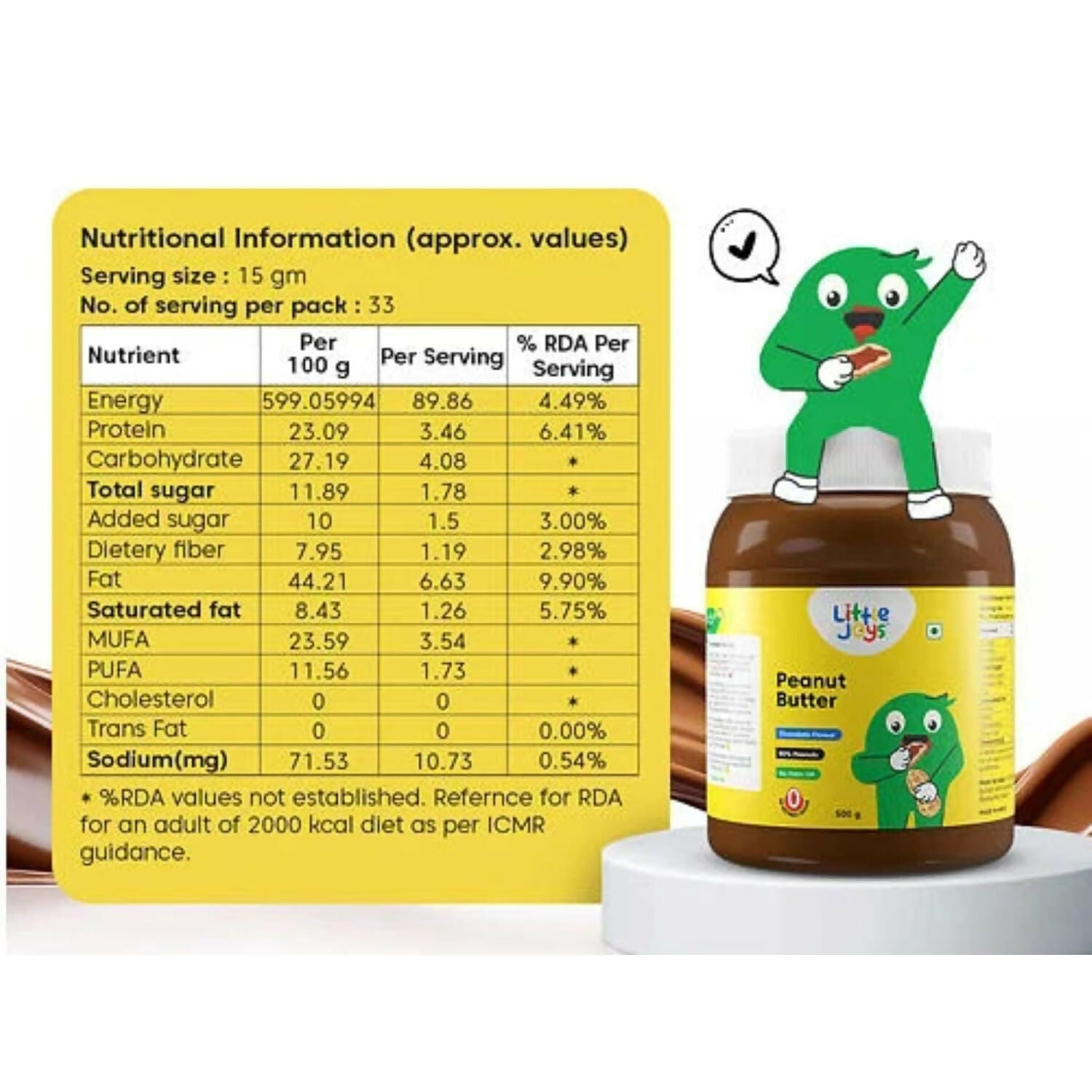 Little Joys Peanut Butter - Chocolate Flavour