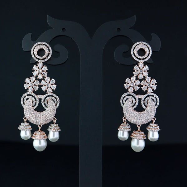Florina Rosegold Earrings - Wahe Jewels